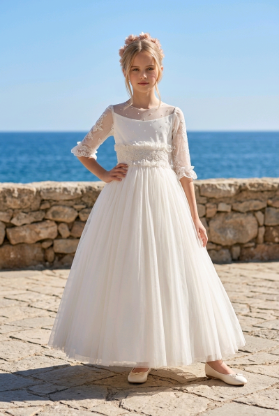 VESTIDO COMUNIÓN 8506