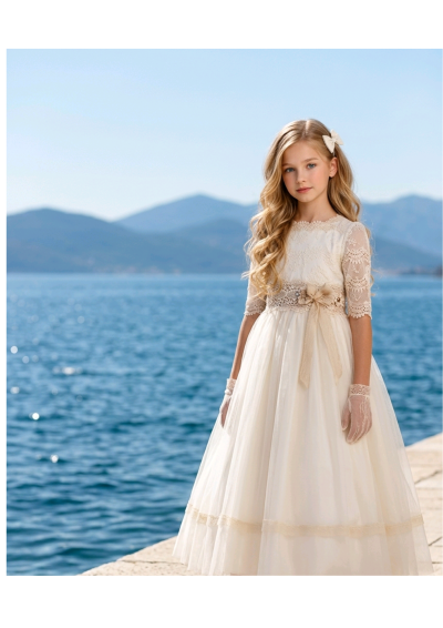 VESTIDO COMUNIÓN 6017