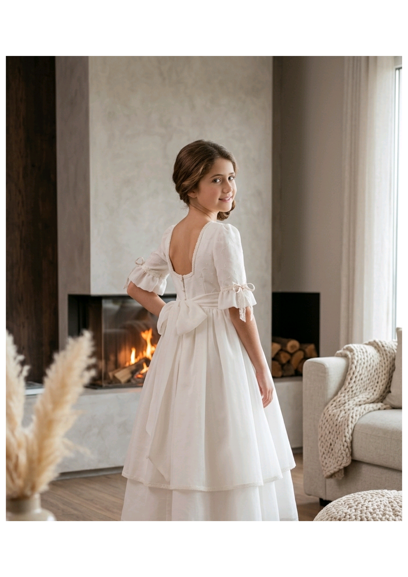VESTIDO COMUNIÓN 9635 - Imagen 2