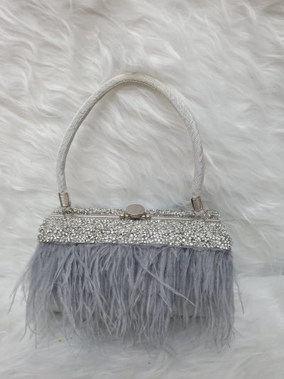 BRIANNA-Bolso Fiesta Mujer, Clutch Bolso de Noche, Boda Cartera de Mano Cadena para Ceremonia