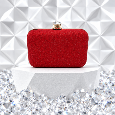 BREEK-Bolso Fiesta Mujer, Clutch Bolso de Noche, Boda Cartera de Mano Cadena para Ceremonia